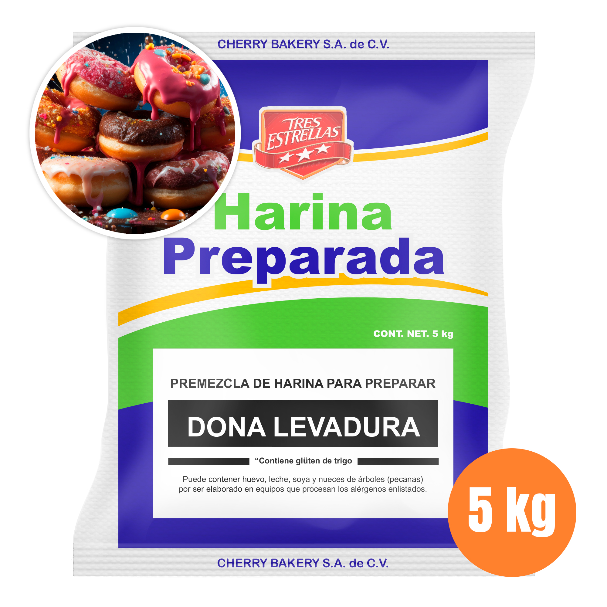 Harina preparada para Dona Levadura