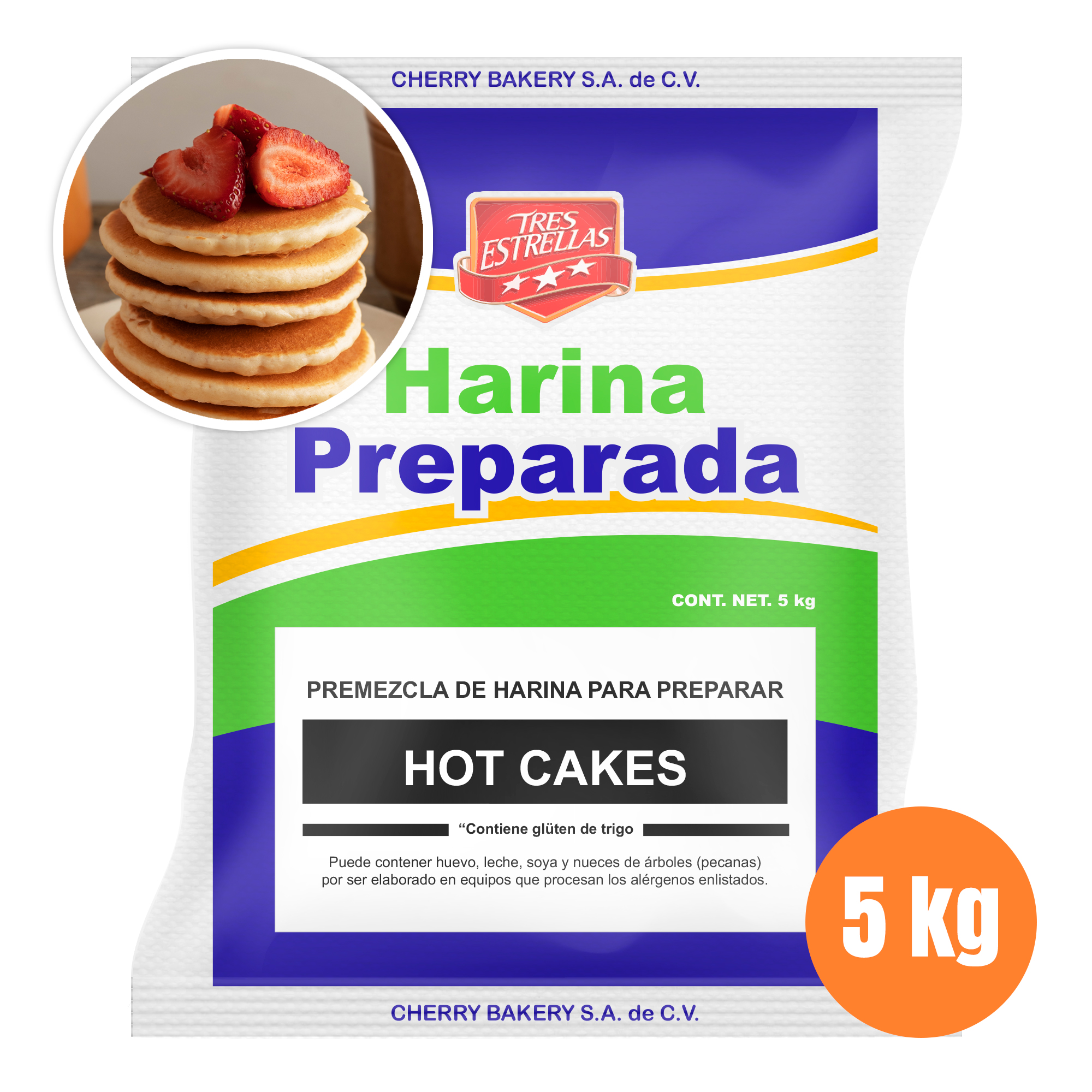 Harina preparada para Hot Cakes