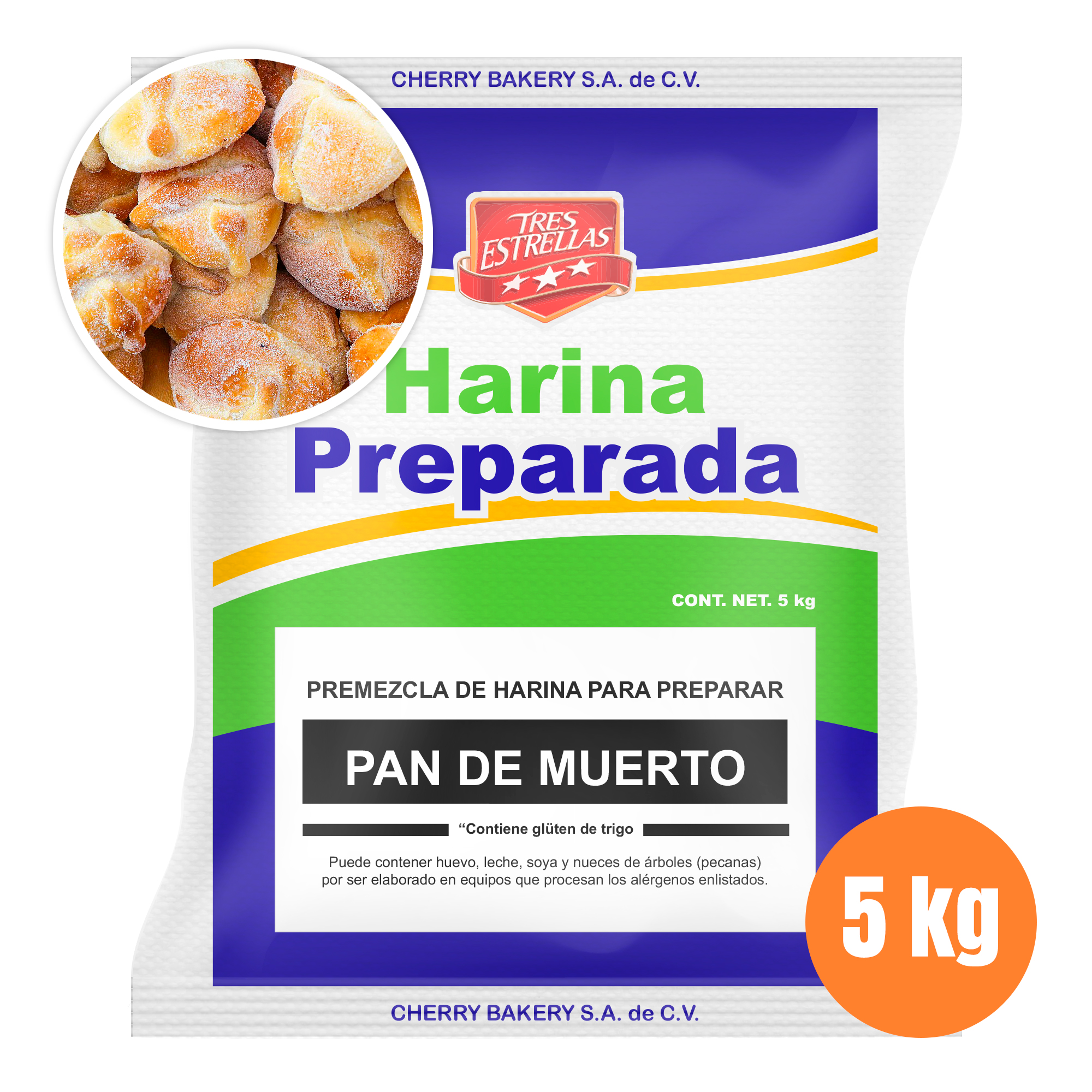 Harina preparada para Pan de Muerto